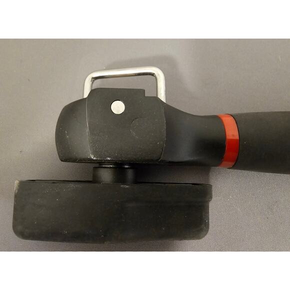 Farberware Smooth Edge Manual Can Opener - Black and Red Grips - 7” - Picture 5 of 7